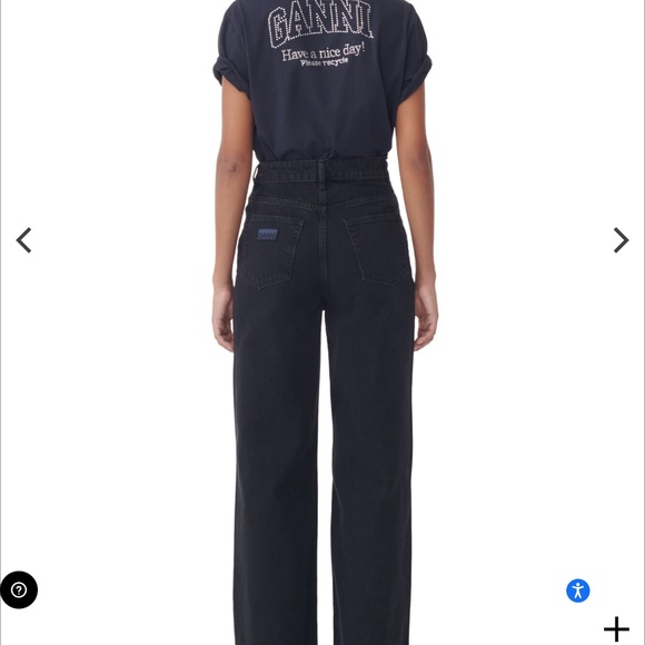 GANNI - RIGID DENIM RIGID DENIM MAGNY - Picture 2 of 4